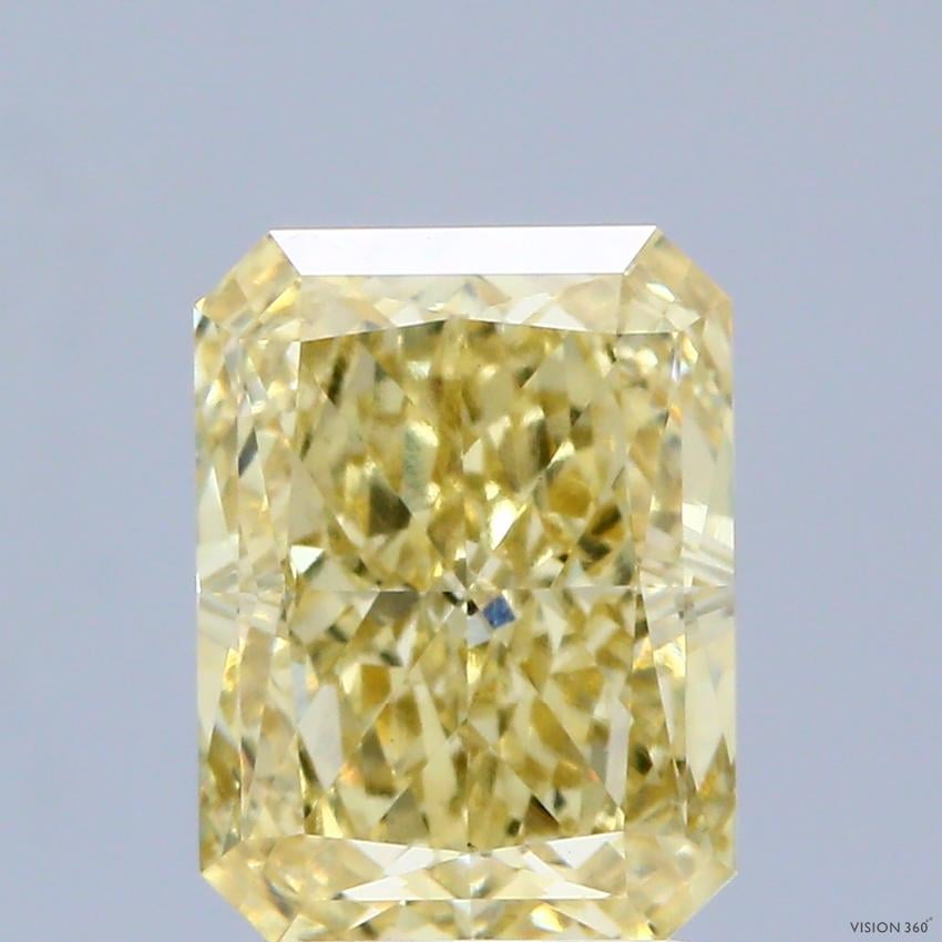 2.65 Ct. Fancy Yellow Radiant Lab Grown Diamond