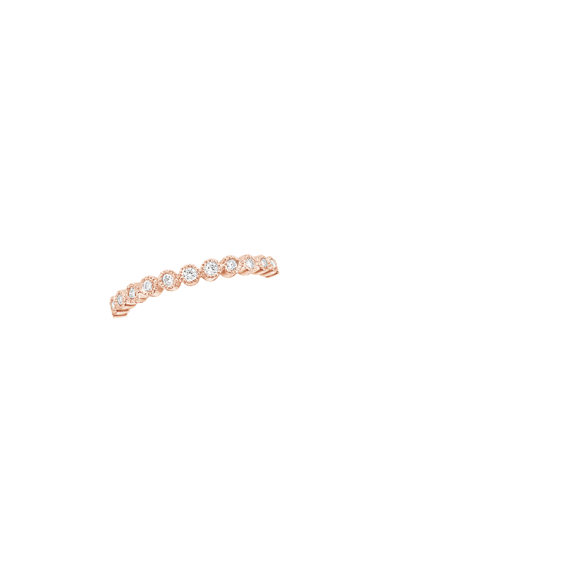 Solstice Diamond Ring (1/8 ct. tw.) in 14K Rose Gold