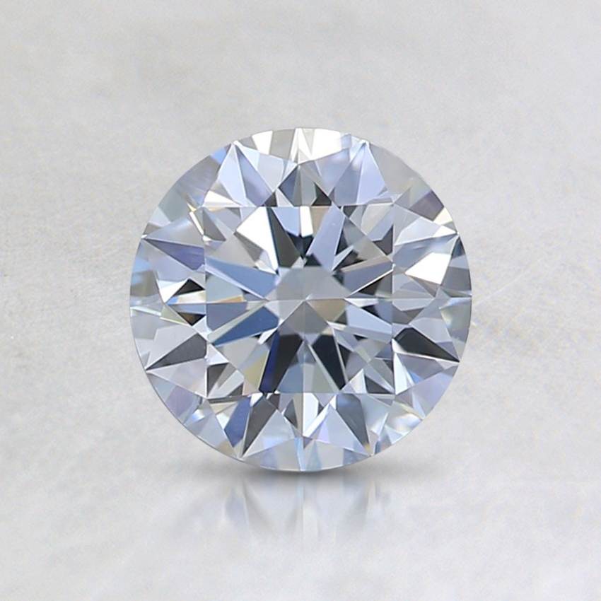 0.74 Ct. Fancy Light Blue Round Lab Created Diamond