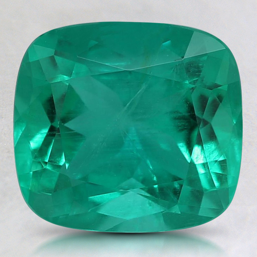 9.1x8.3mm Super Premium Cushion Emerald