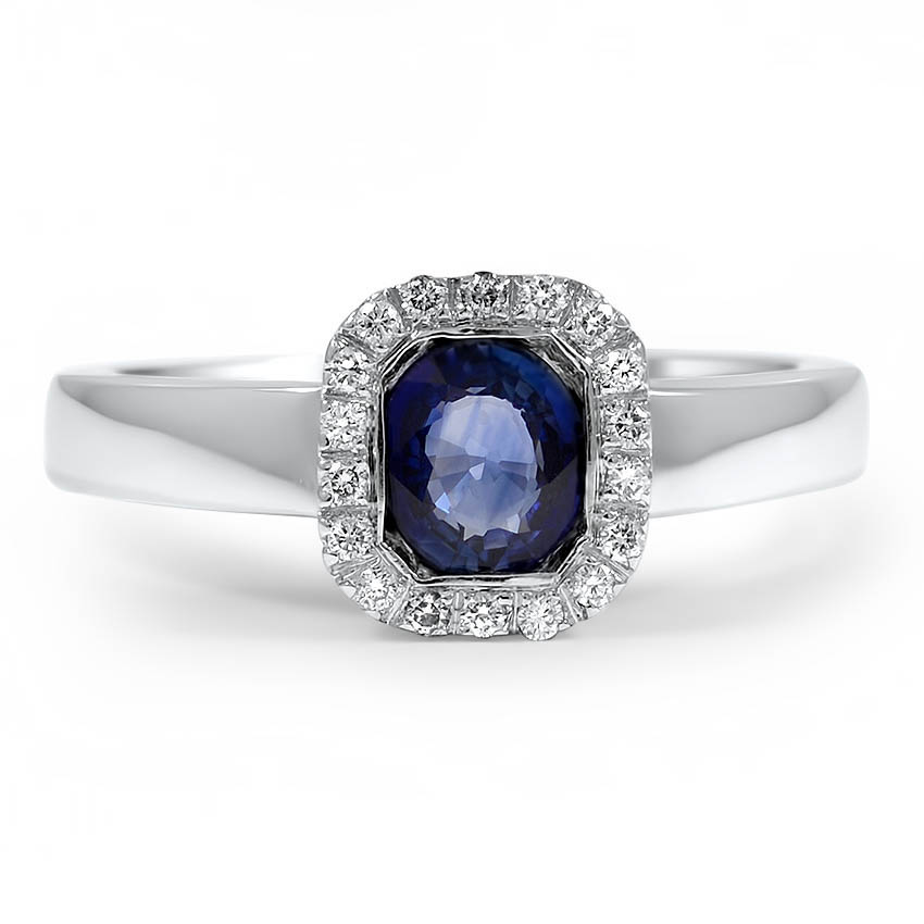 Modern Sapphire Vintage Ring