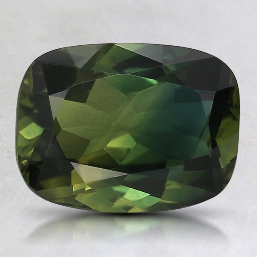 8.9x6.7mm Unheated Teal Cushion Australian Sapphire