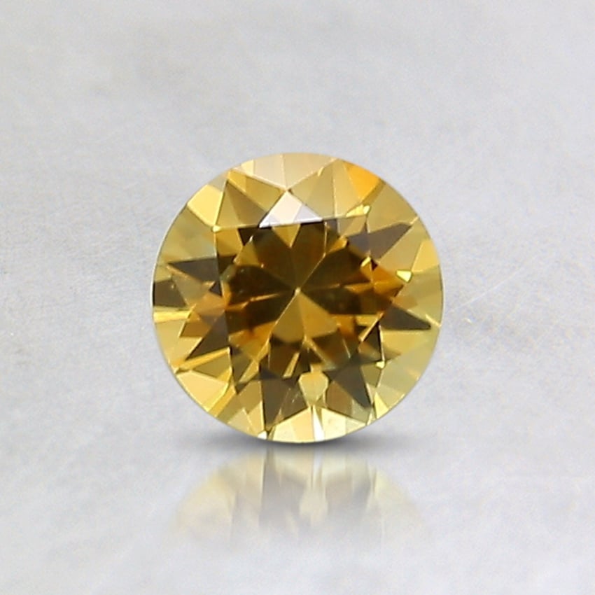 5.1mm Yellow Round Montana Sapphire