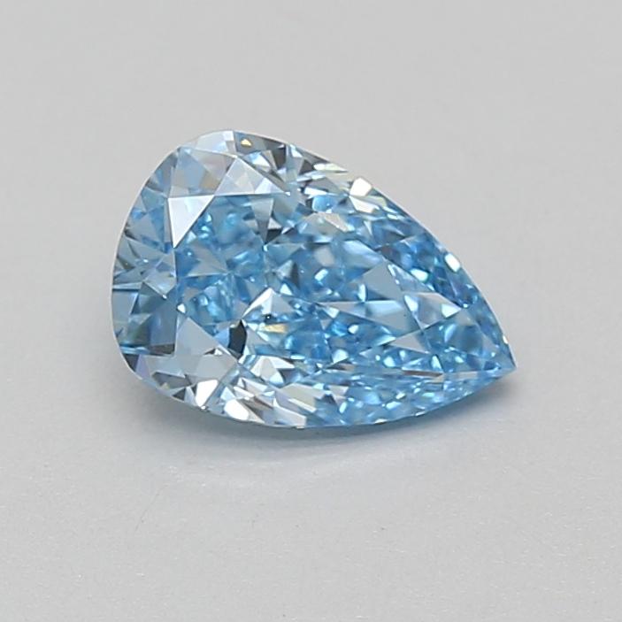 1.08 Ct. Fancy Vivid Blue Pear Lab Grown Diamond