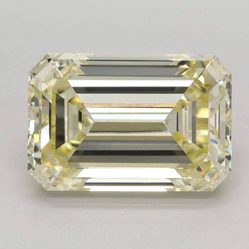 2.42 Ct. Fancy Yellow Emerald Lab Grown Diamond