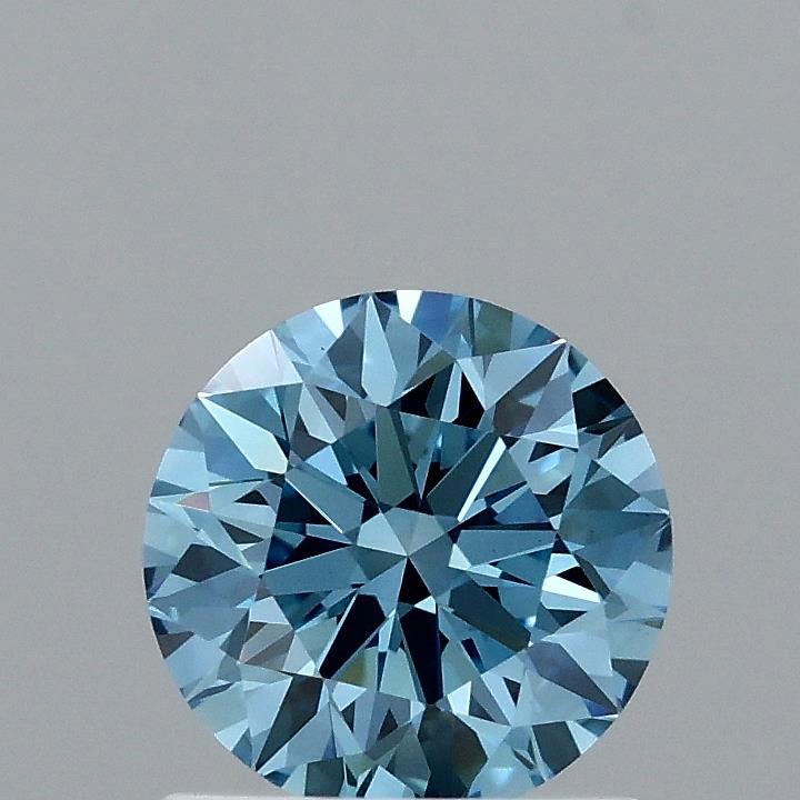 1.04 Ct. Fancy Vivid Blue Round Lab Grown Diamond