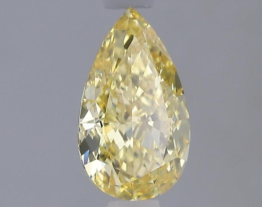 1.02 Ct. Fancy Intense  Yellow Pear Lab Grown Diamond