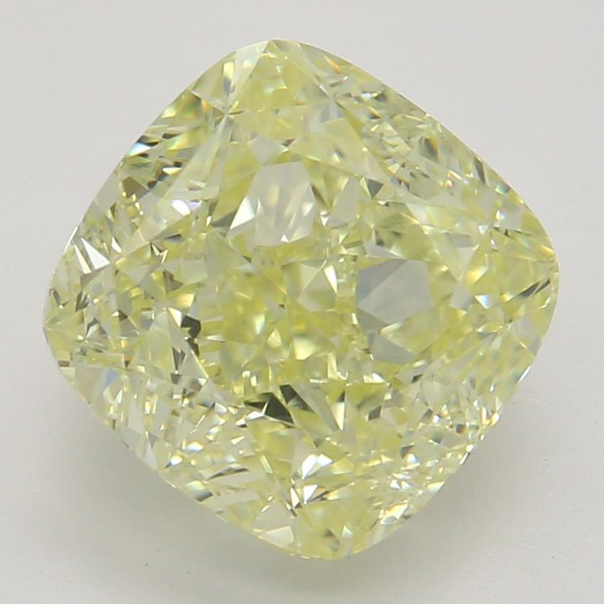 2.20 Ct. Fancy Light Yellow Cushion Diamond