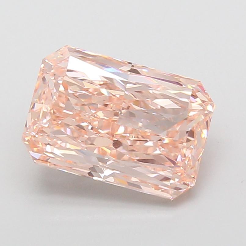 3.06 Ct. Fancy Vivid Pink Radiant Lab Grown Diamond