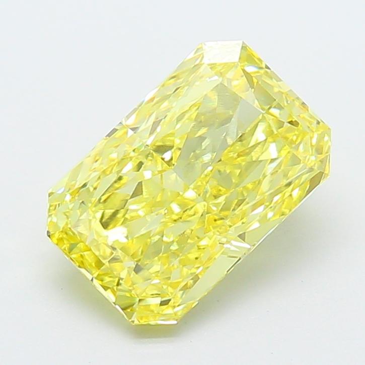 3.03 Ct. Fancy Intense Yellow Radiant Lab Grown Diamond