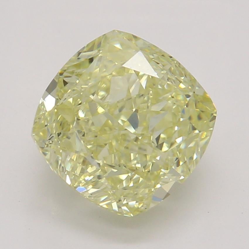 1.53 Ct. Fancy Light Yellow Cushion Diamond