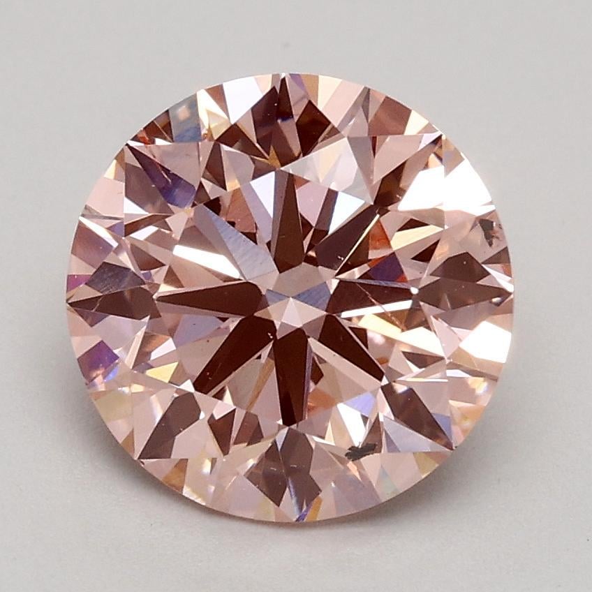 1.80 Ct. Fancy Intense Pink Round Lab Grown Diamond