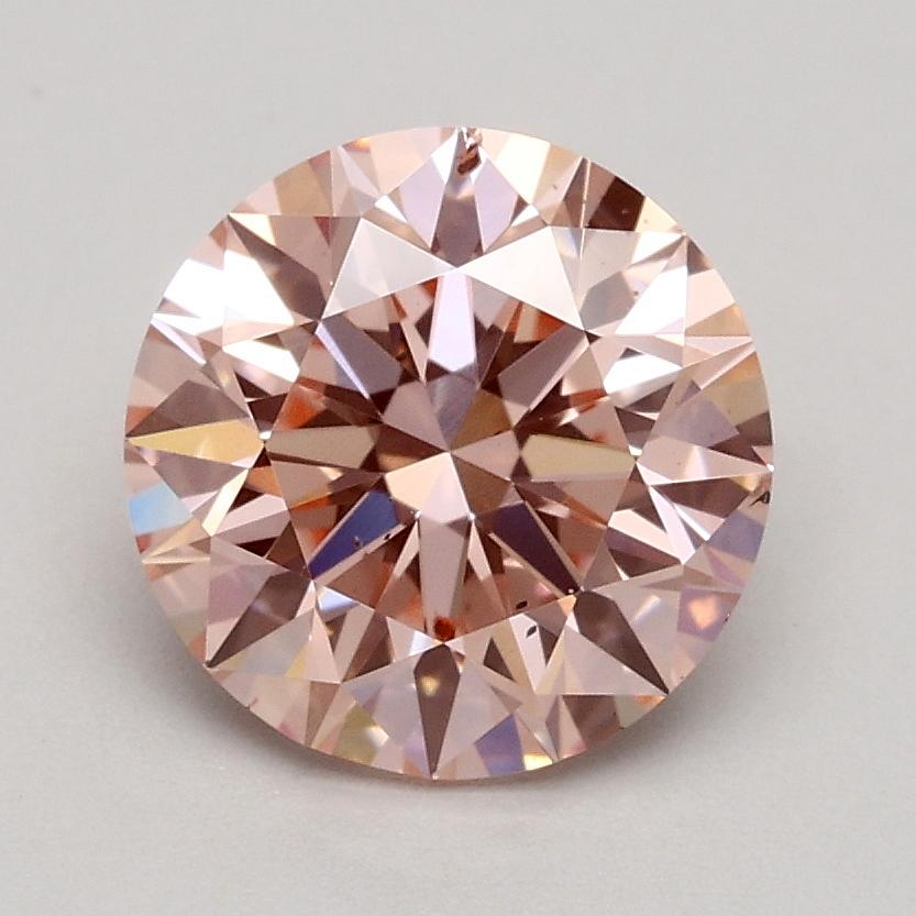 1.40 Ct. Fancy Pink Round Lab Grown Diamond