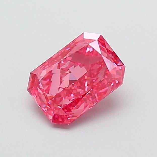 1.56 Ct. Fancy Vivid Pink Radiant Lab Grown Diamond