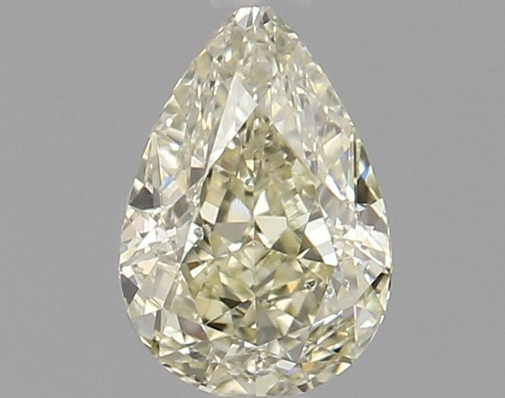 0.62 Ct. Fancy Light Yellow Pear Diamond