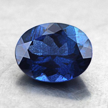 9.3x7.3mm Blue Oval Sapphire