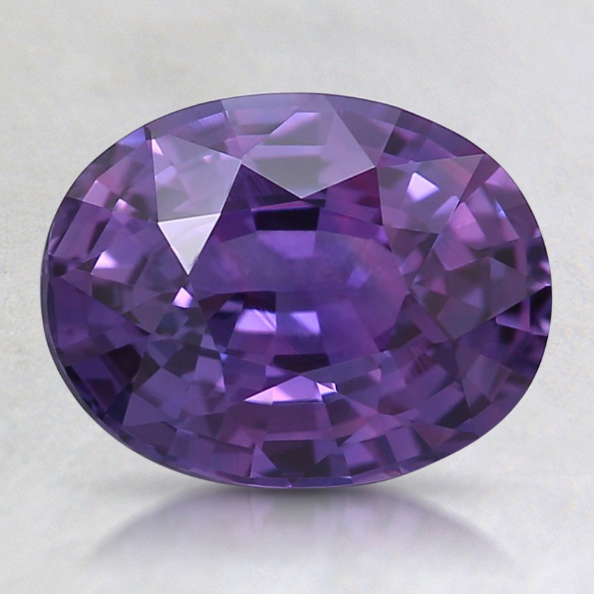 8.7x6.7mm Premium Purple Oval Sapphire