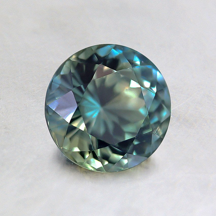 6mm Premium Teal Round Sapphire | STSL6.0RD2_1