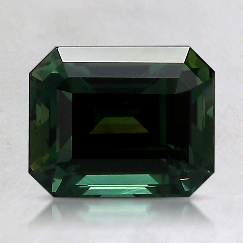 7.8x6.3mm Unheated Teal Emerald Sapphire