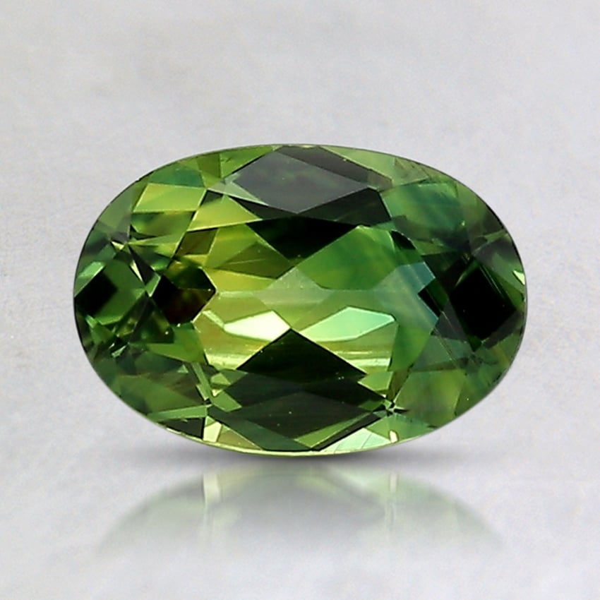 7.7x5.3mm Unheated Parti-Color Oval Australian Sapphire