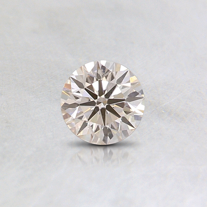 0.31 Ct. Very Light Orange Round Lab Grown Diamond