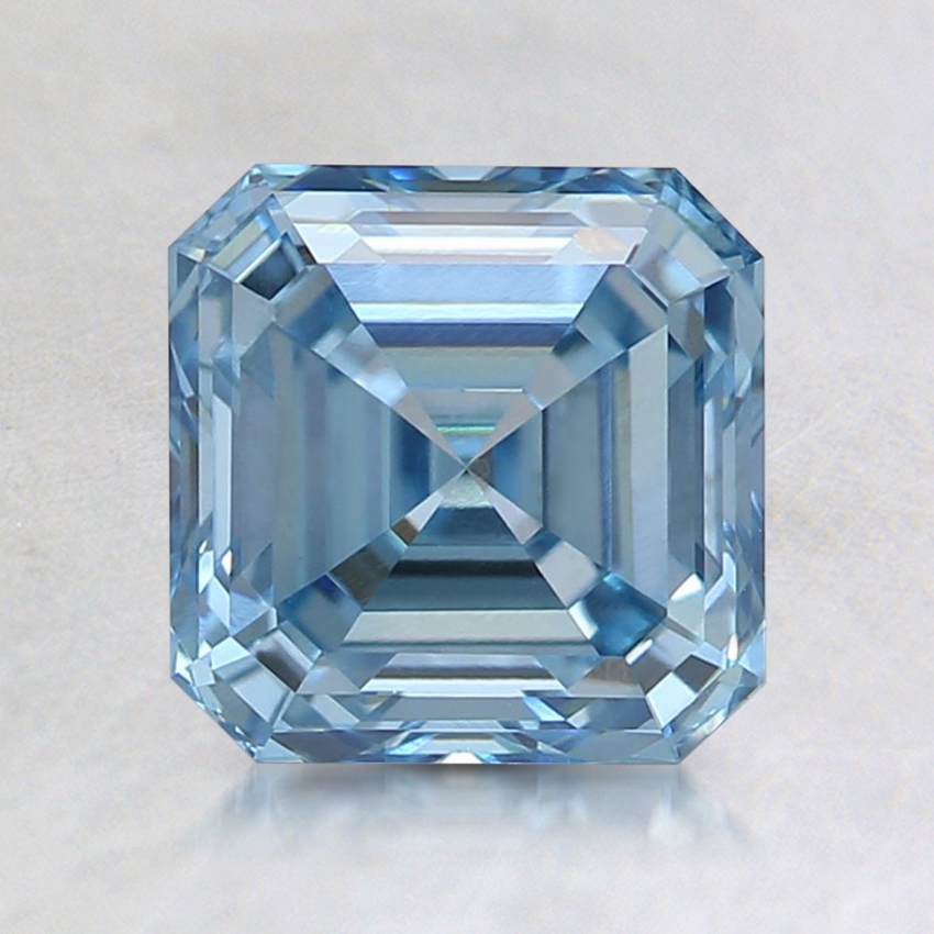 1.58 Ct. Fancy Blue Asscher Lab Created Diamond