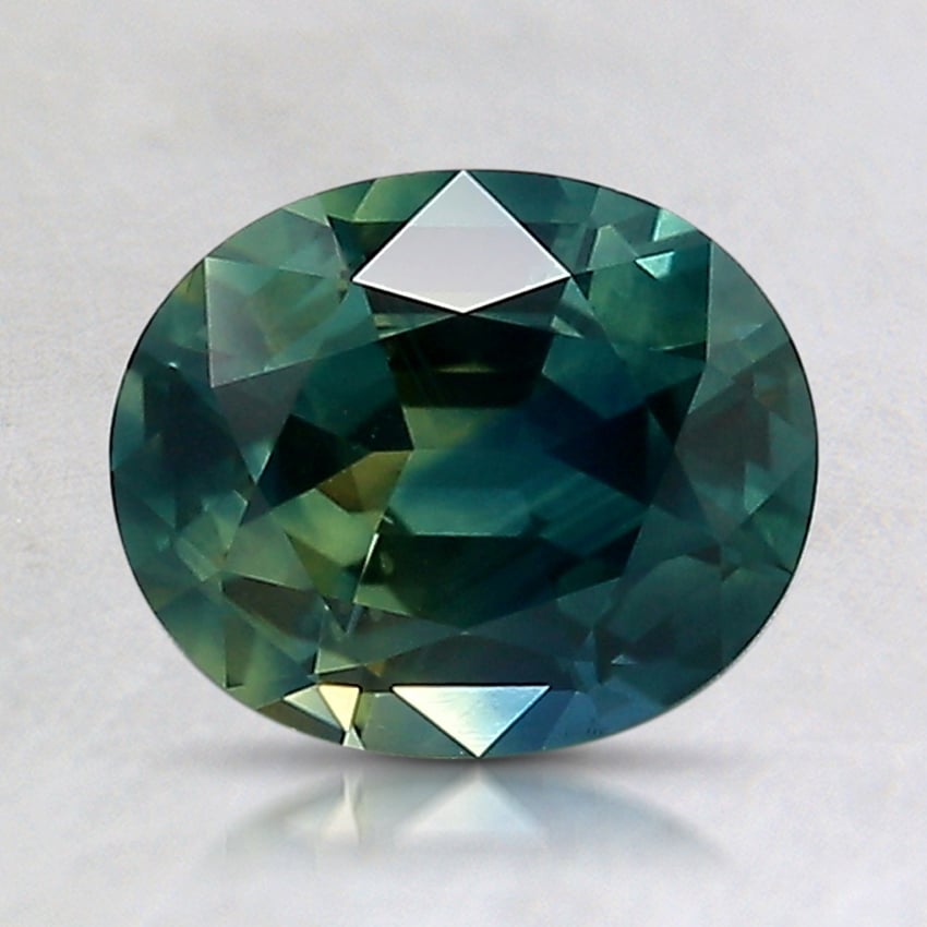7.8x6.5mm Bi-Color Oval Montana Sapphire