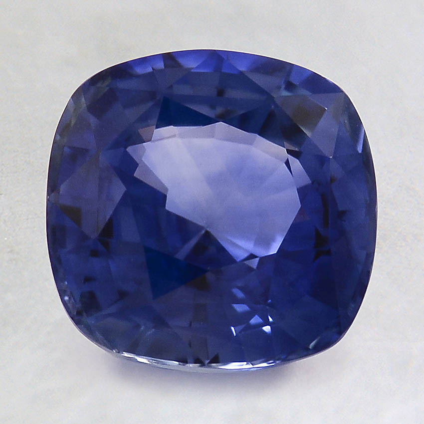 8mm Premium Blue Cushion Sapphire