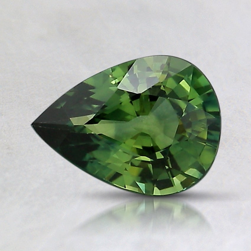 7.7x5.7mm Teal Pear Australian Sapphire