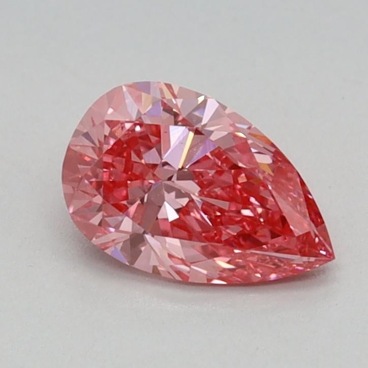 0.51 Ct. Fancy Vivid Pink Pear Lab Grown Diamond