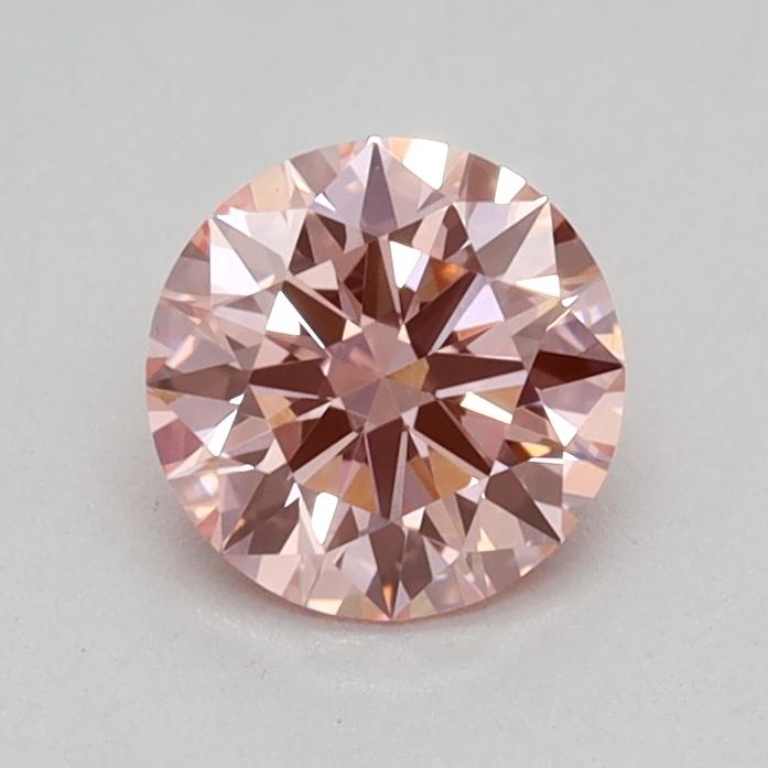 0.50 Ct. Fancy Vivid Pink Round Lab Grown Diamond