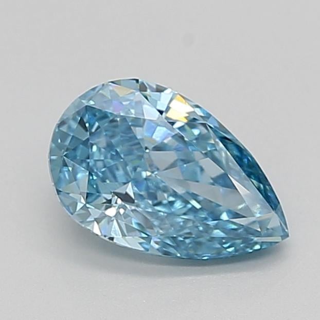 1.37 Ct. Fancy Vivid  Blue Pear Lab Grown Diamond
