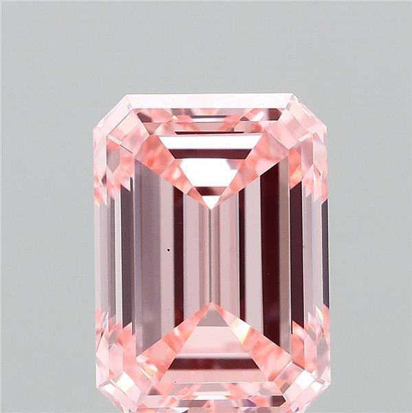 2.17 Ct. Fancy Vivid Pink Emerald Lab Grown Diamond