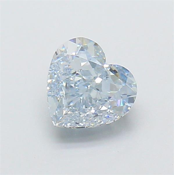 1.02 Ct. Light Blue Heart Lab Grown Diamond