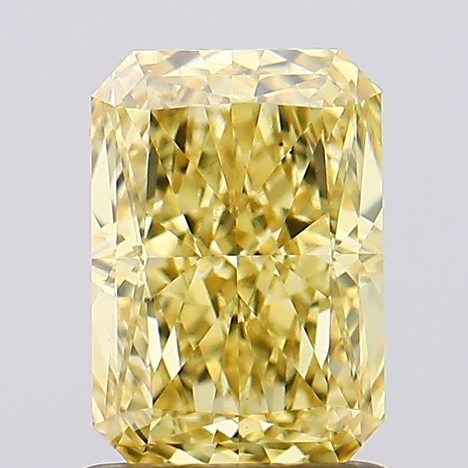 1.51 Ct. Fancy Intense  Yellow Radiant Lab Grown Diamond
