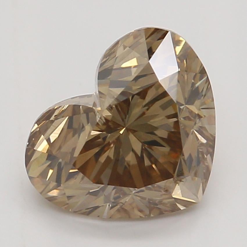 1.02 Ct. Fancy Orange-Brown Heart Diamond