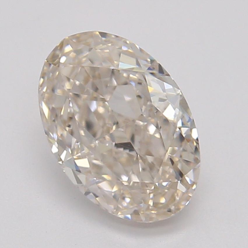0.70 Ct. Light Pink-Brown Oval Diamond