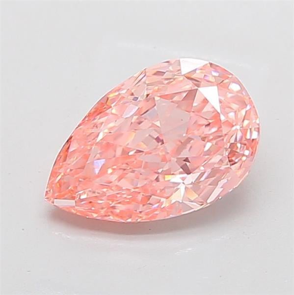 3.01 Ct. Fancy Vivid Pink Pear Lab Grown Diamond