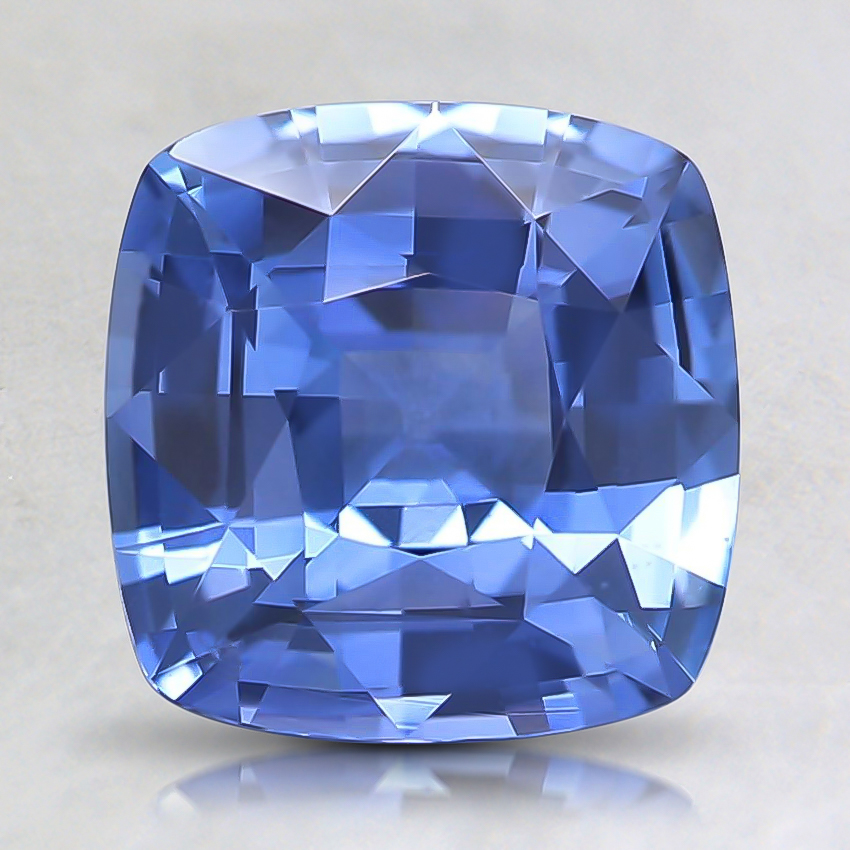 7.6mm Purple Cushion Sapphire