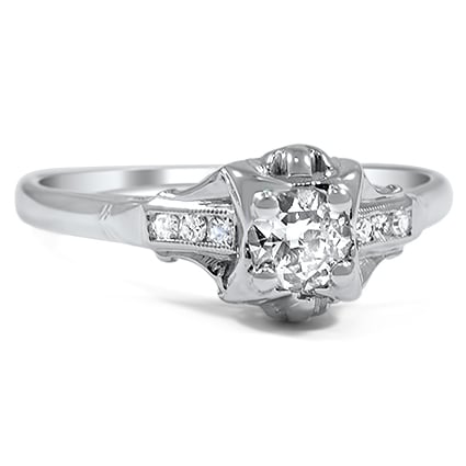 Retro Diamond Vintage Ring