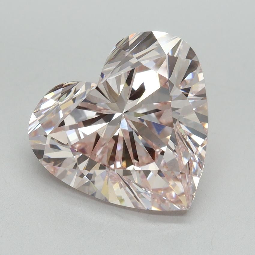6.23 Ct. Fancy Light Pink Heart Lab Grown Diamond