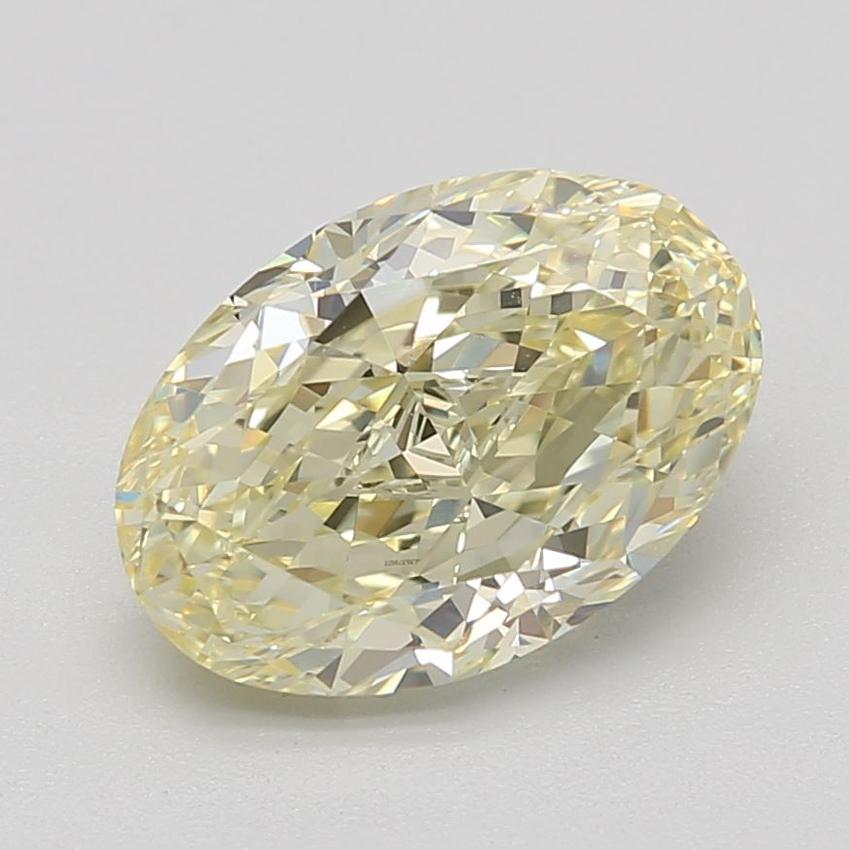 2.04 Ct. Fancy Yellow Oval Diamond