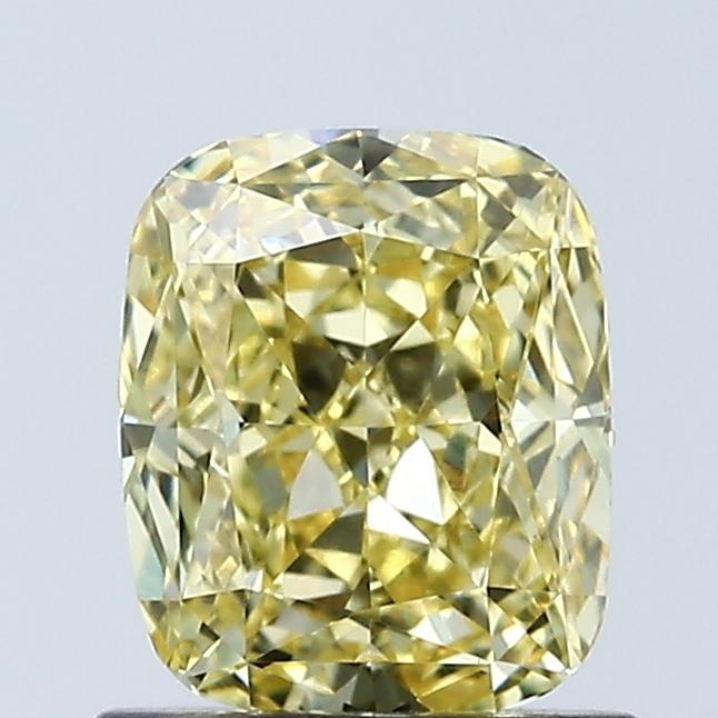 1.06 Ct. Fancy Intense Yellow Cushion Lab Grown Diamond