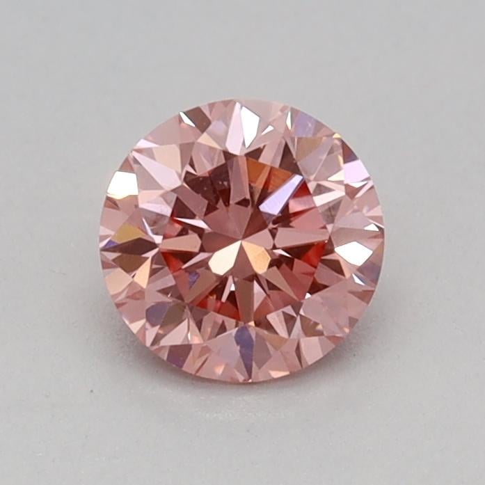 0.33 Ct. Fancy Vivid Pink Round Lab Grown Diamond