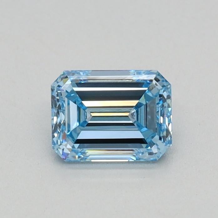 0.33 Ct. Fancy Intense Blue Emerald Lab Grown Diamond