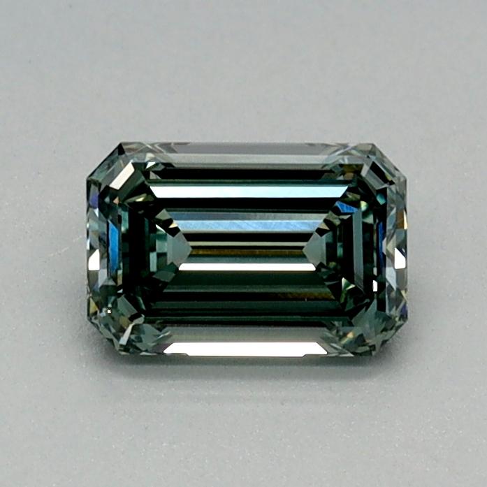 0.51 Ct. Fancy Intense Green Emerald Lab Grown Diamond