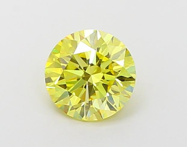 1.20 Ct. Fancy Vivid Yellow Round Lab Grown Diamond