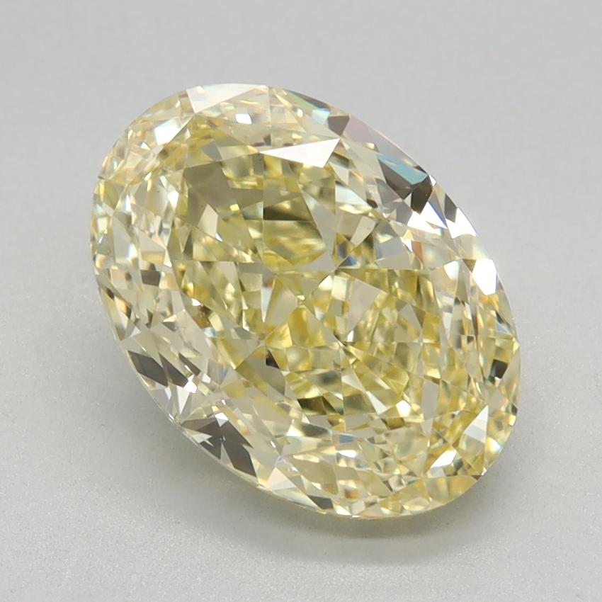 2.51 Ct. Fancy Intense Yellow Oval Lab Grown Diamond