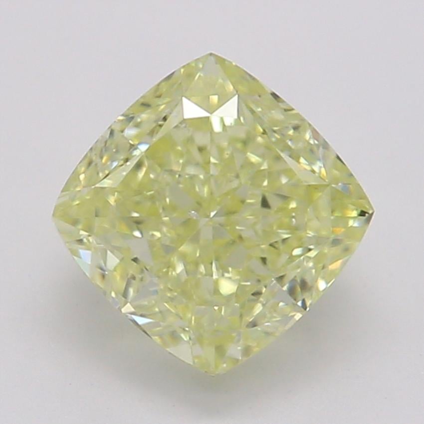 0.81 Ct. Fancy Yellow Cushion Diamond