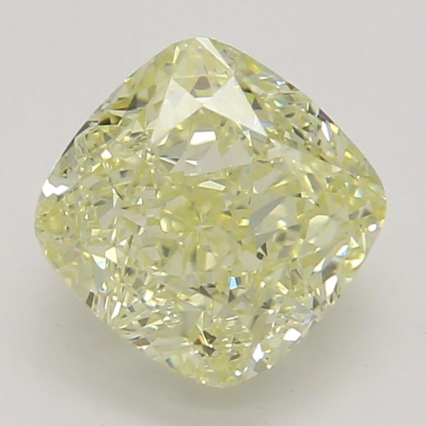1.07 Ct. Fancy Light Yellow Cushion Diamond